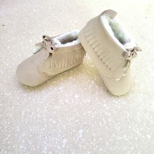 Moccasins New, Child Of Mine, 3-6mo., Tan, Beige